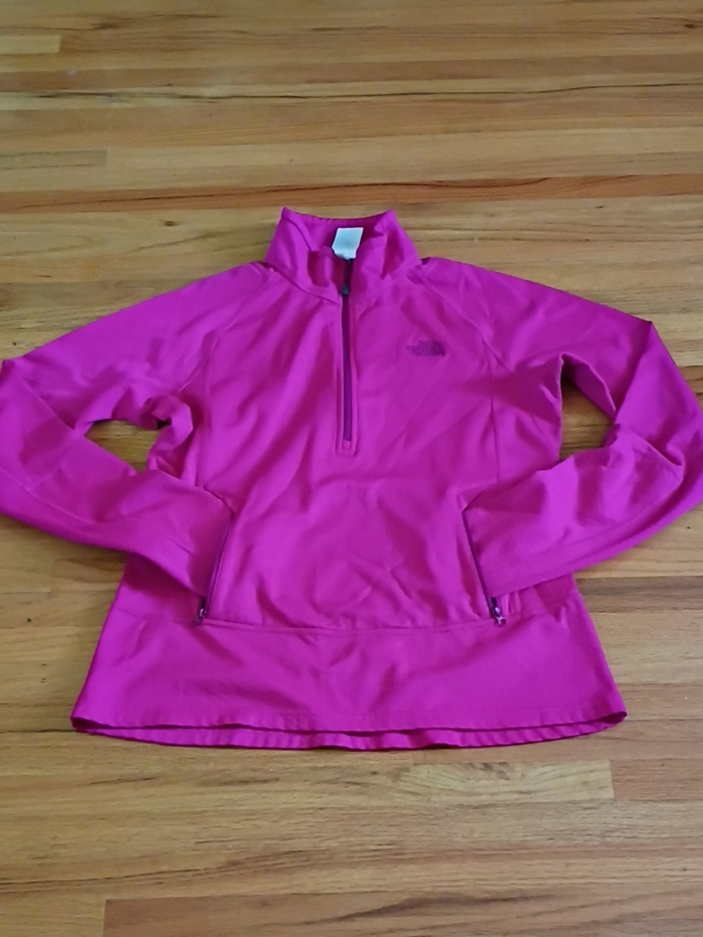 The North Face Women's Pink Half-Zip Pullover Jacket Size M